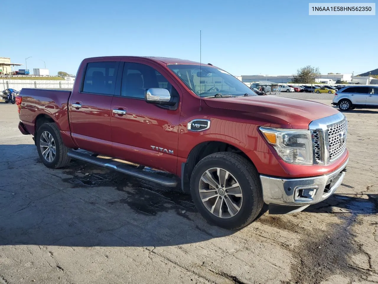 2017 Nissan Titan Sv VIN: 1N6AA1E58HN562350 Lot: 80929184