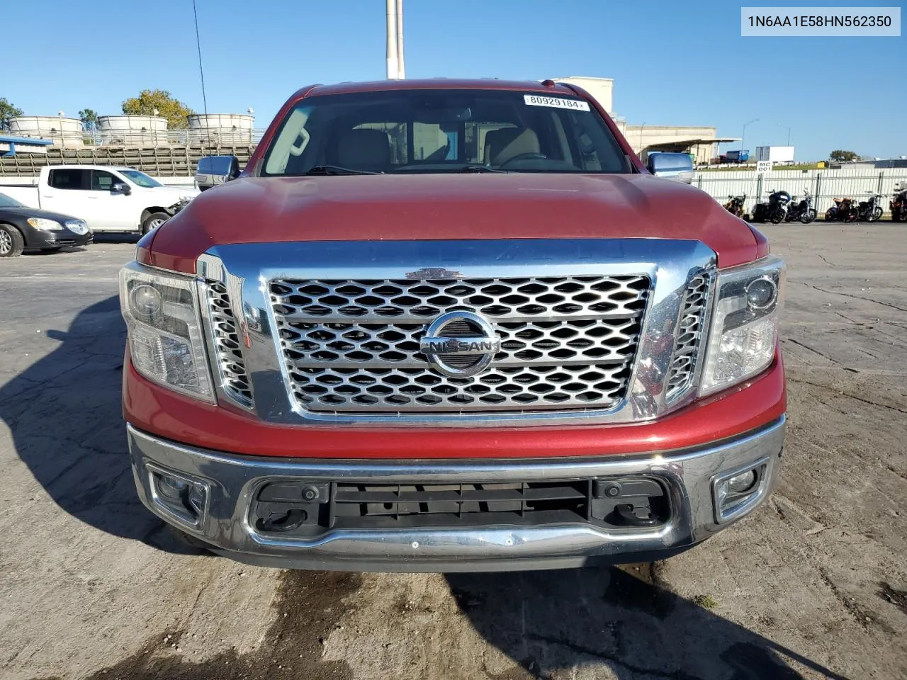 2017 Nissan Titan Sv VIN: 1N6AA1E58HN562350 Lot: 80929184