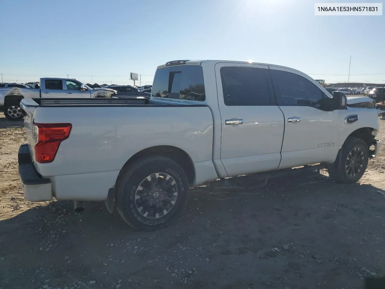 2017 Nissan Titan Sv VIN: 1N6AA1E53HN571831 Lot: 81119304