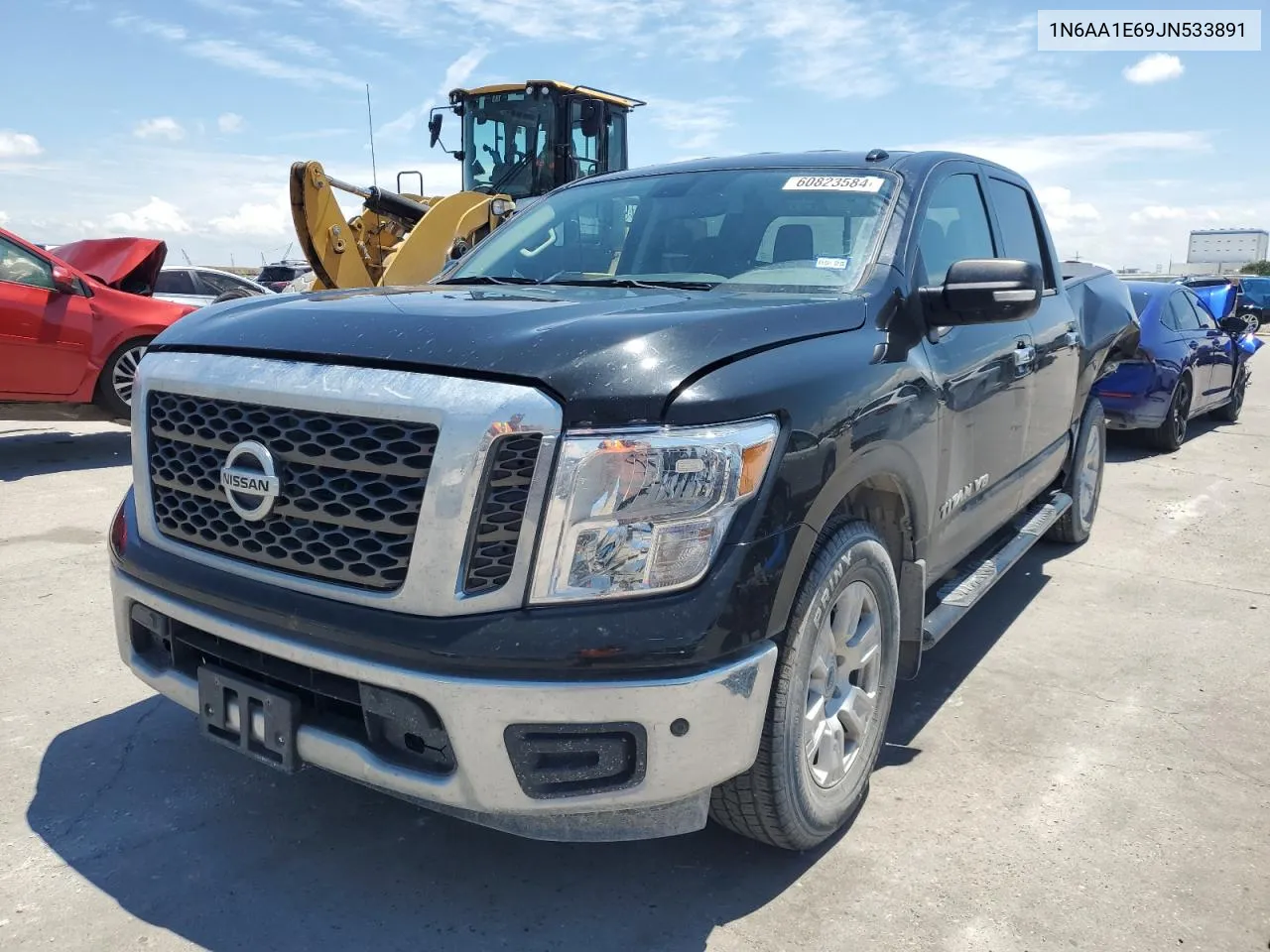 2018 Nissan Titan Sv VIN: 1N6AA1E69JN533891 Lot: 60823584