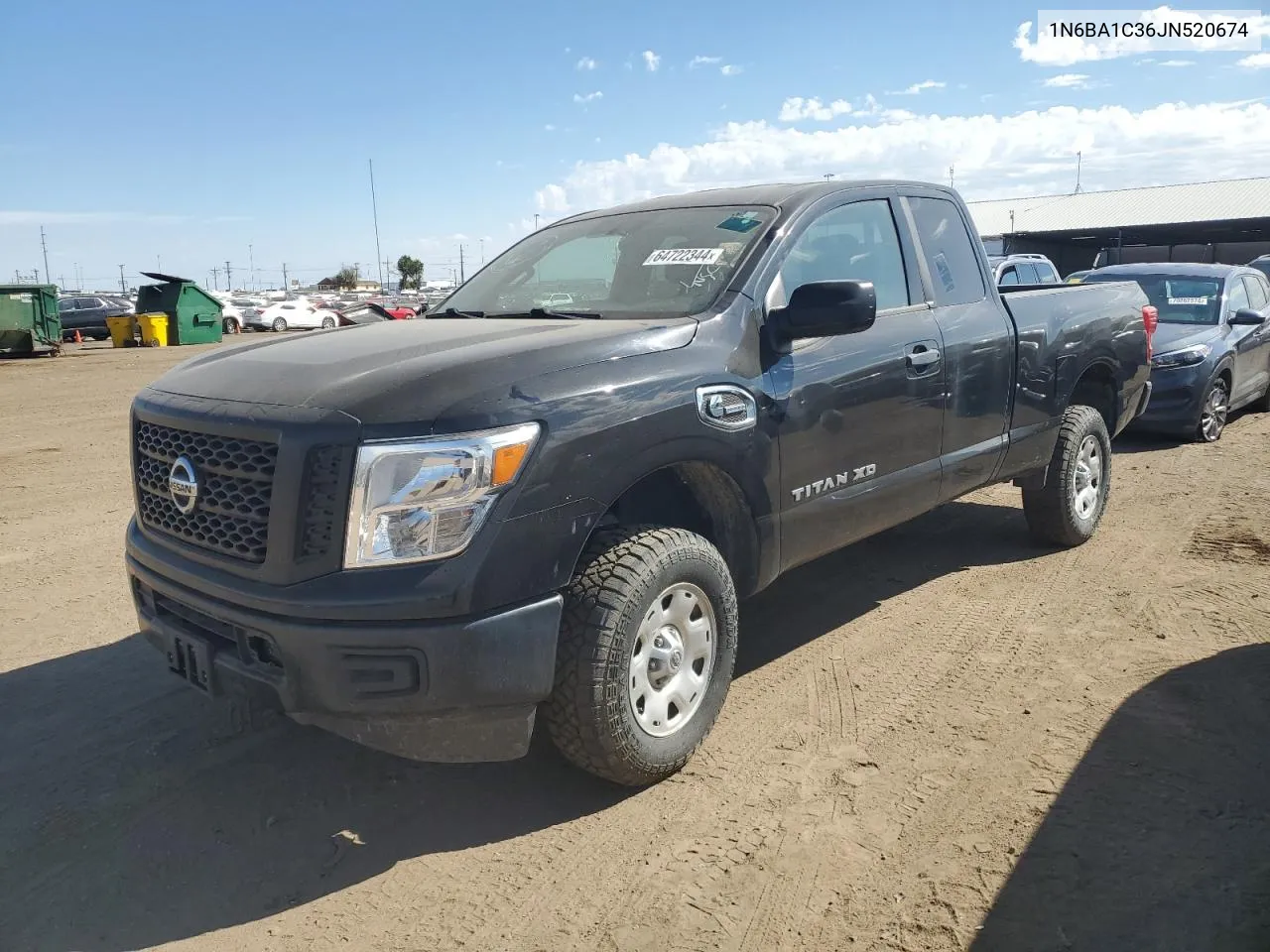 2018 Nissan Titan Xd S VIN: 1N6BA1C36JN520674 Lot: 64722344