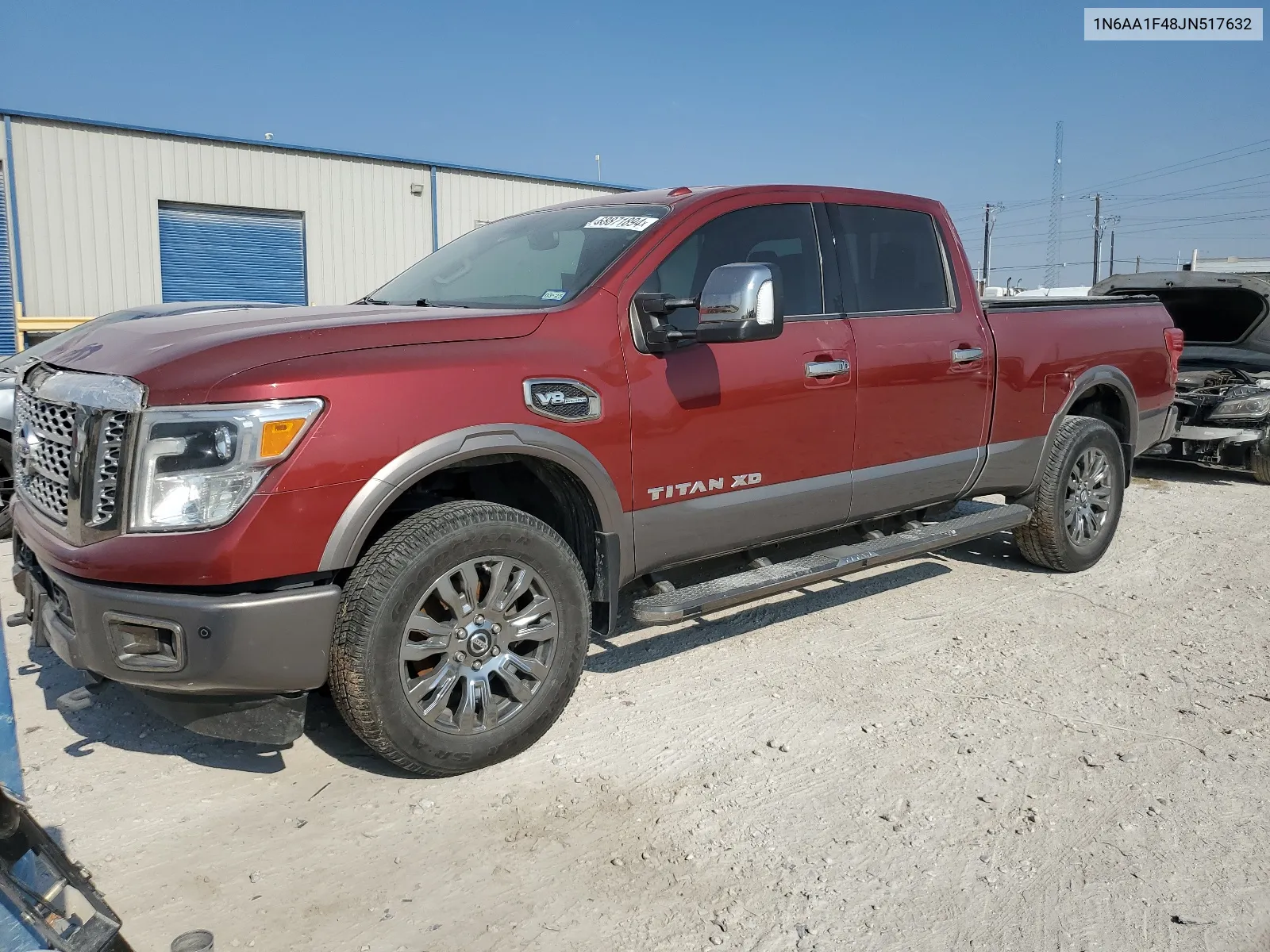 1N6AA1F48JN517632 2018 Nissan Titan Xd Sl