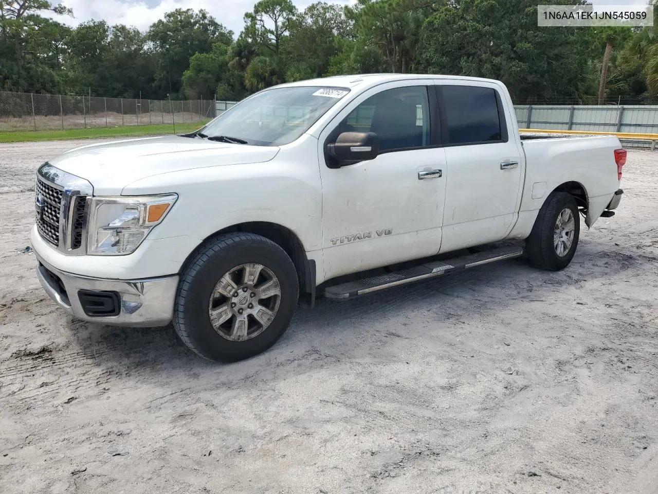 2018 Nissan Titan S VIN: 1N6AA1EK1JN545059 Lot: 70365714