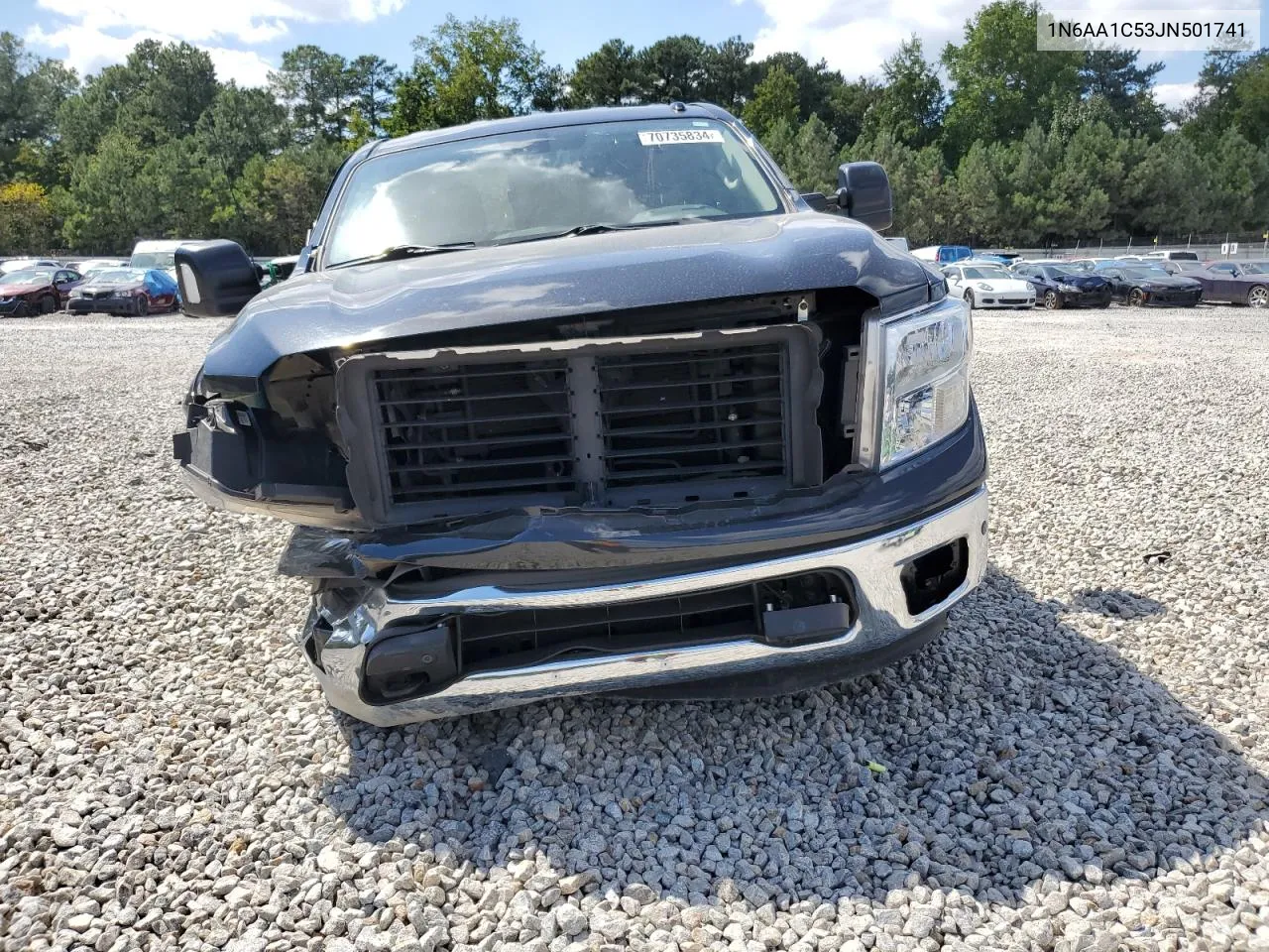 2018 Nissan Titan Sv VIN: 1N6AA1C53JN501741 Lot: 70735834