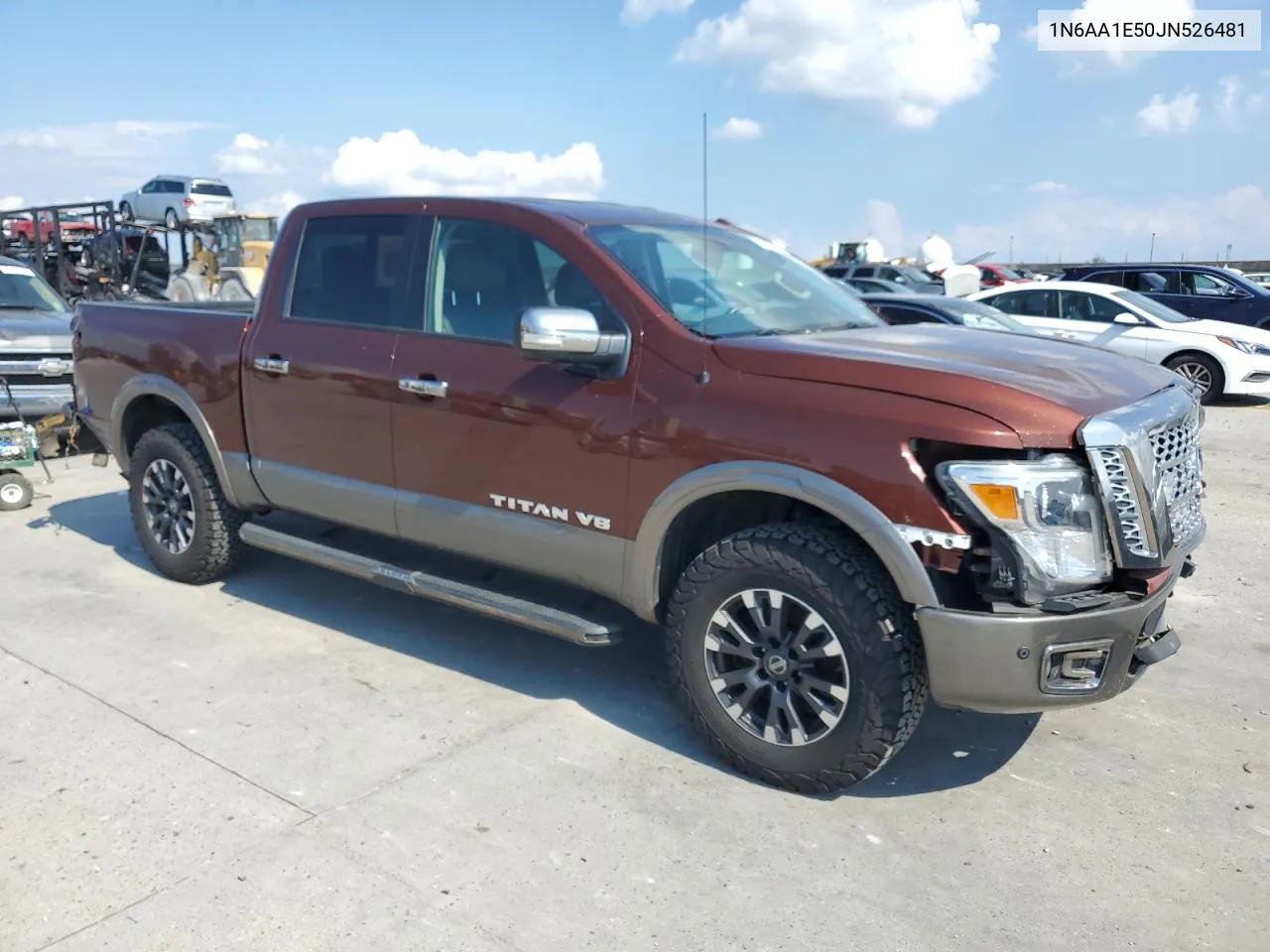 2018 Nissan Titan Sv VIN: 1N6AA1E50JN526481 Lot: 71800504