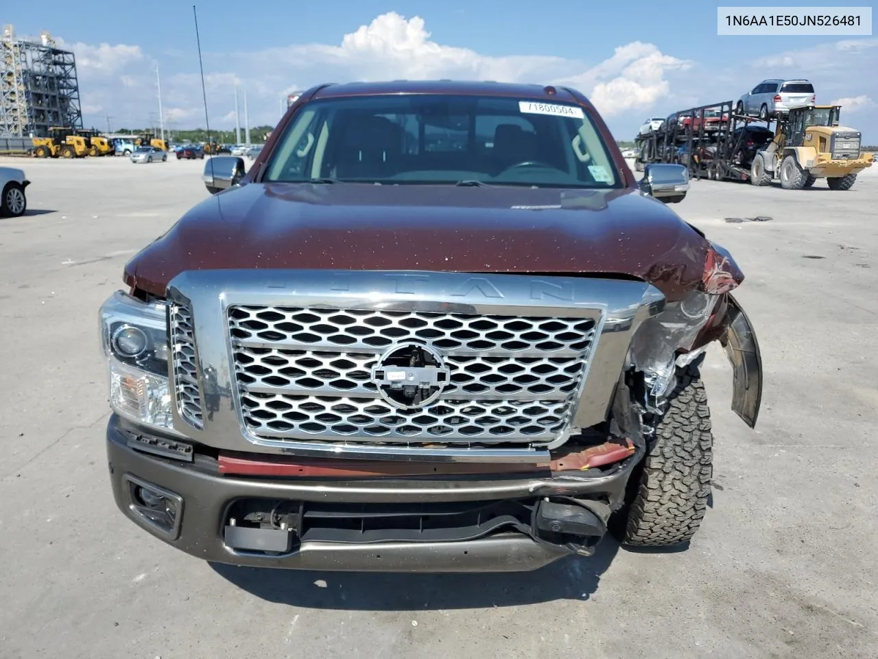 2018 Nissan Titan Sv VIN: 1N6AA1E50JN526481 Lot: 71800504