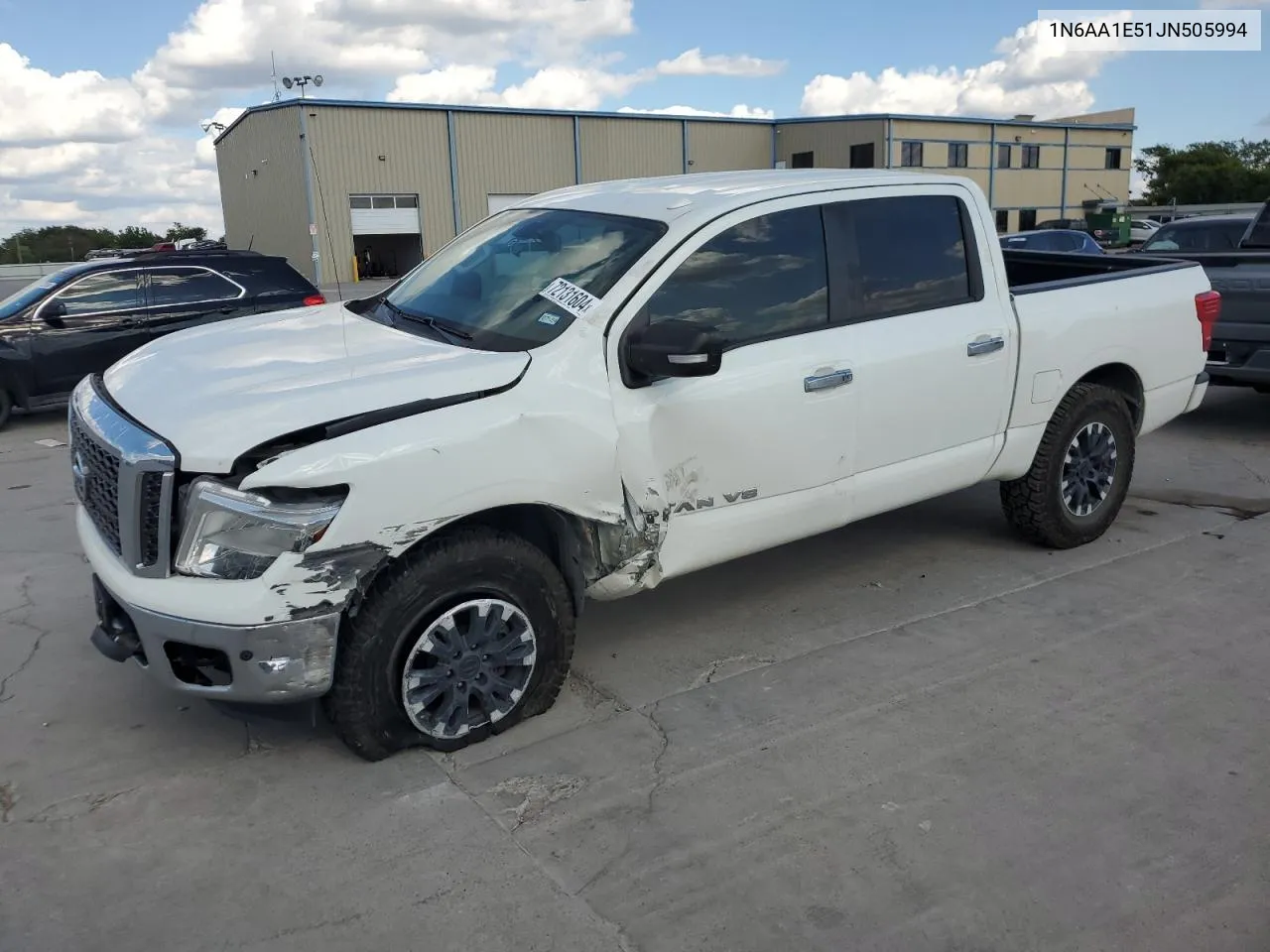 2018 Nissan Titan Sv VIN: 1N6AA1E51JN505994 Lot: 72131604