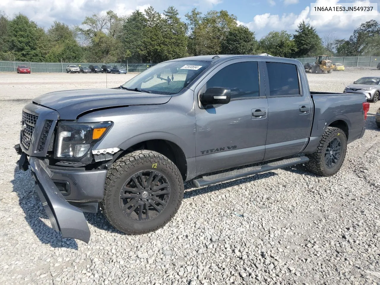 2018 Nissan Titan Sv VIN: 1N6AA1E53JN549737 Lot: 72530694