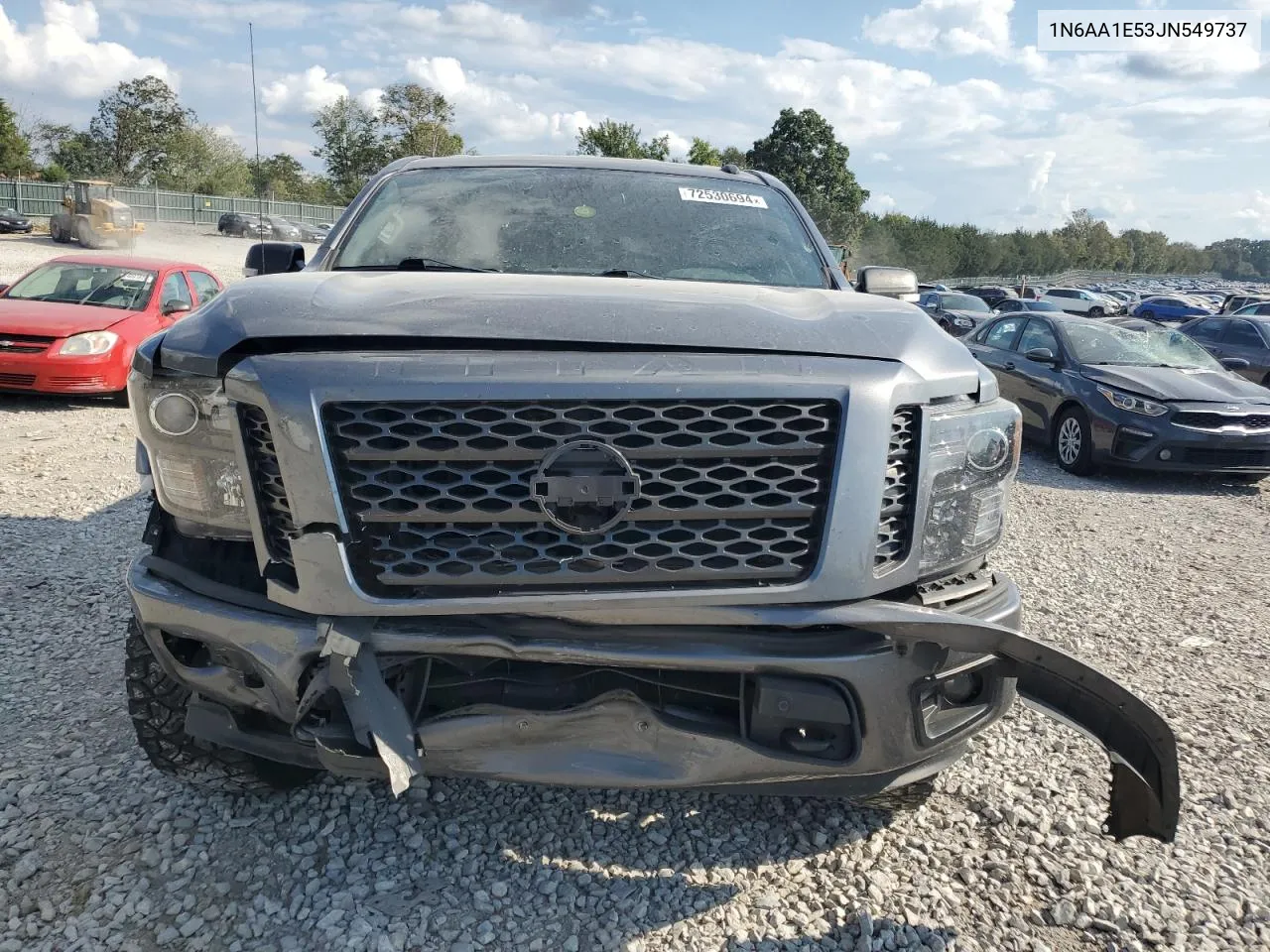 2018 Nissan Titan Sv VIN: 1N6AA1E53JN549737 Lot: 72530694