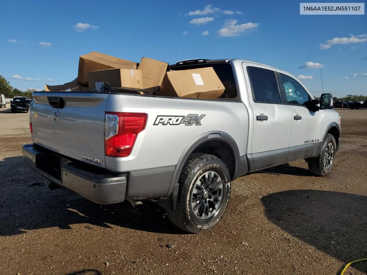 2018 Nissan Titan Sv VIN: 1N6AA1E52JN551107 Lot: 72632654