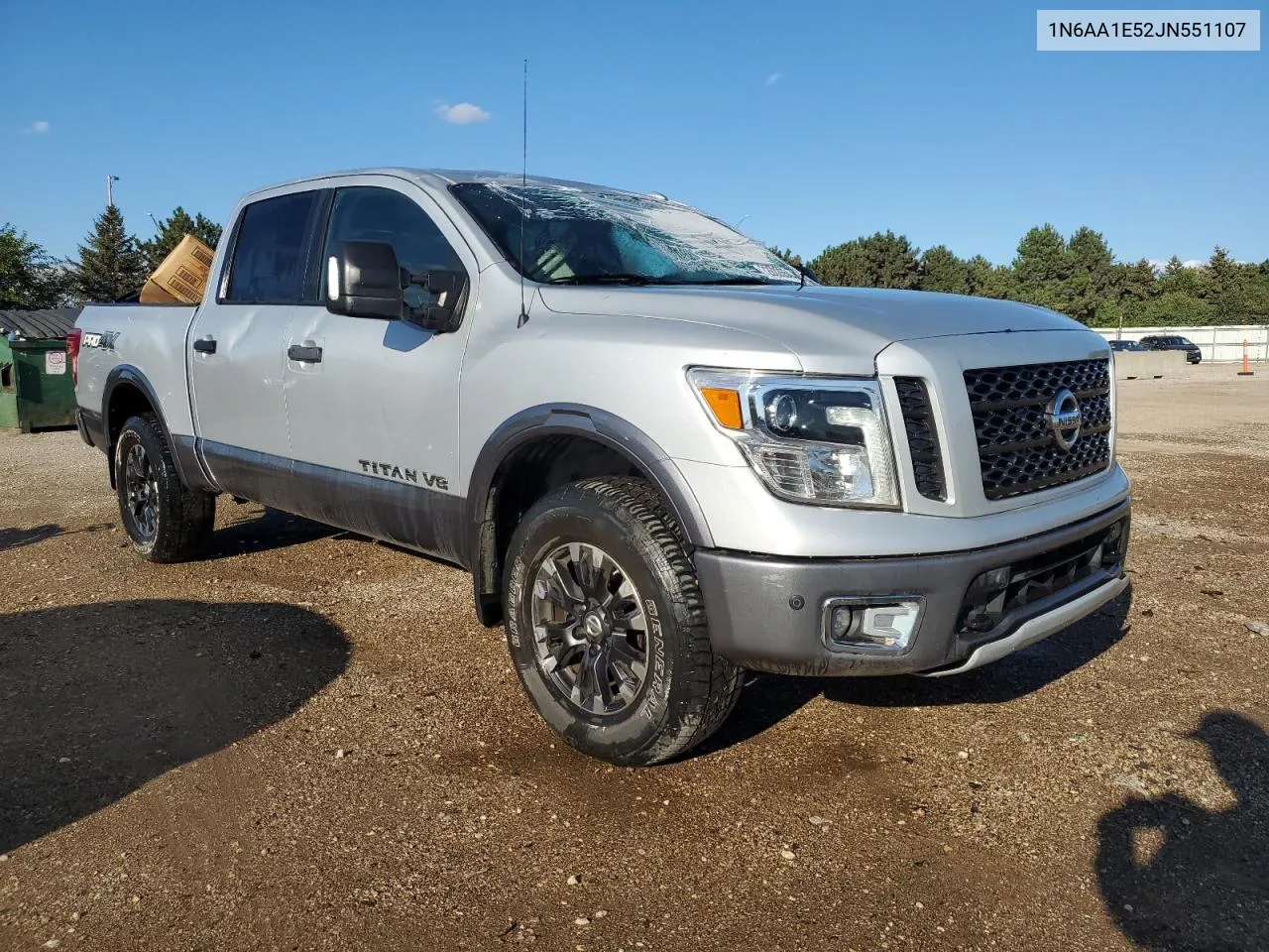 2018 Nissan Titan Sv VIN: 1N6AA1E52JN551107 Lot: 72632654