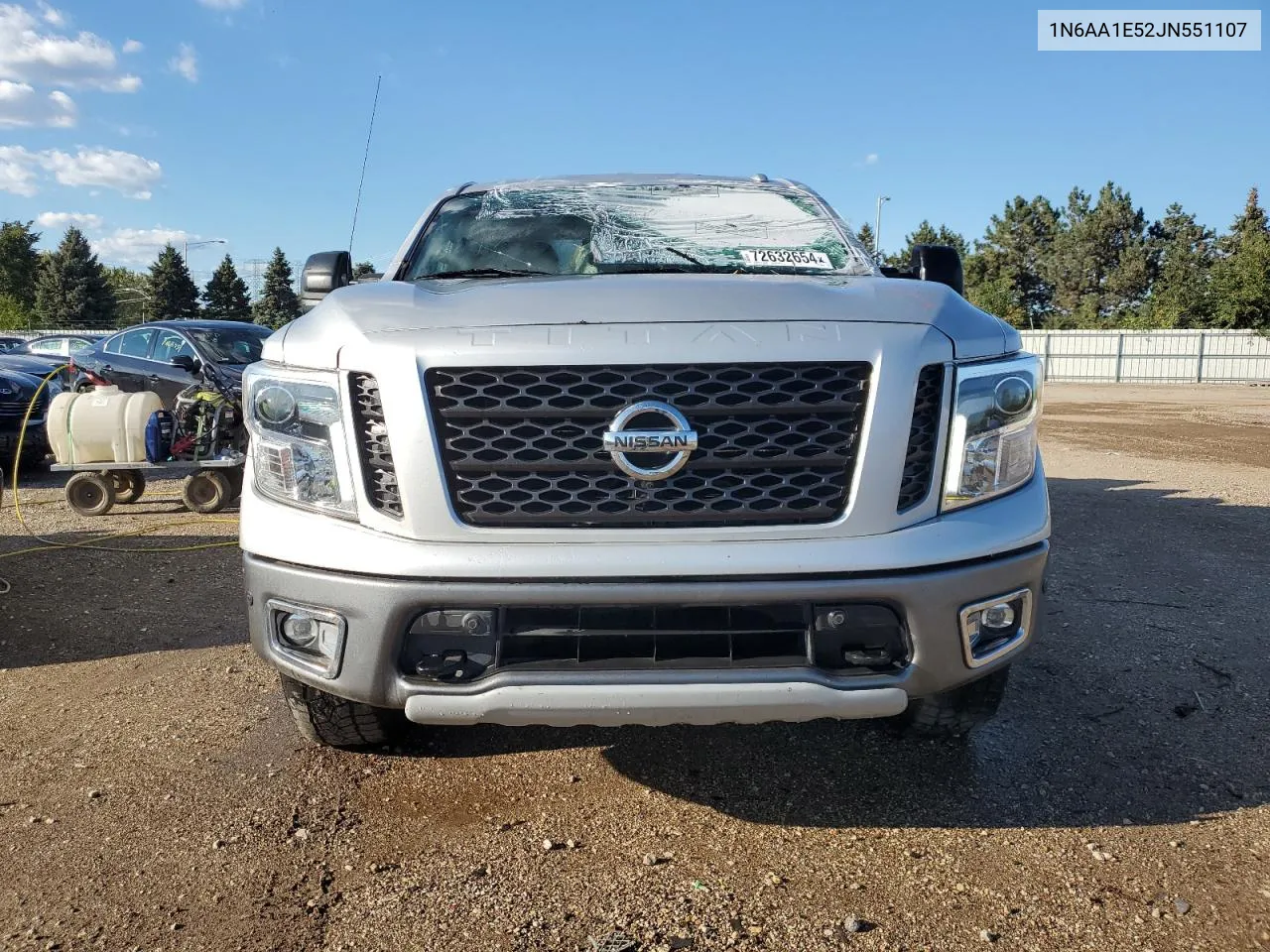 2018 Nissan Titan Sv VIN: 1N6AA1E52JN551107 Lot: 72632654