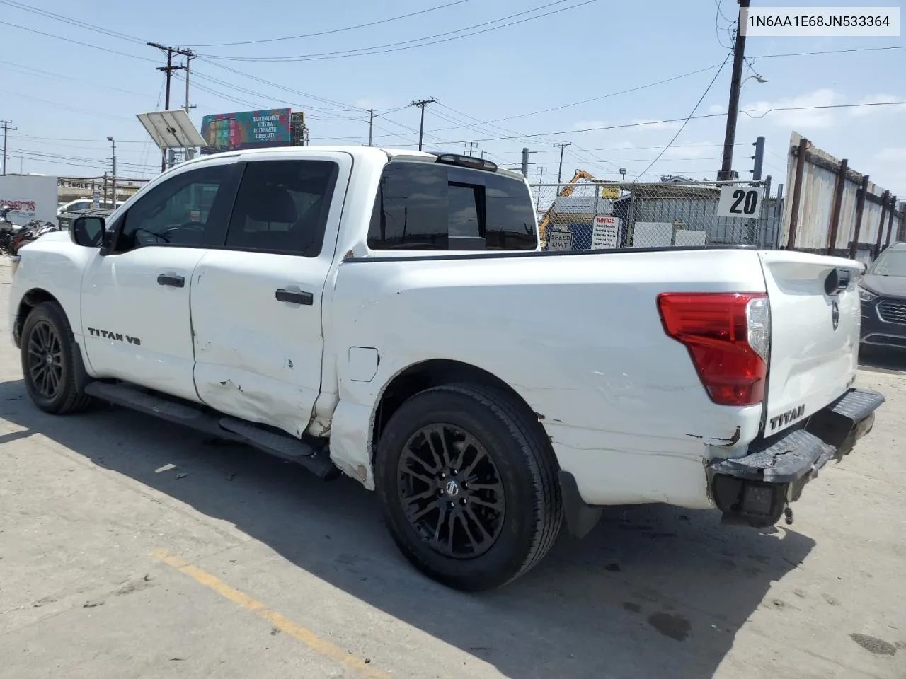 2018 Nissan Titan Sv VIN: 1N6AA1E68JN533364 Lot: 72654974