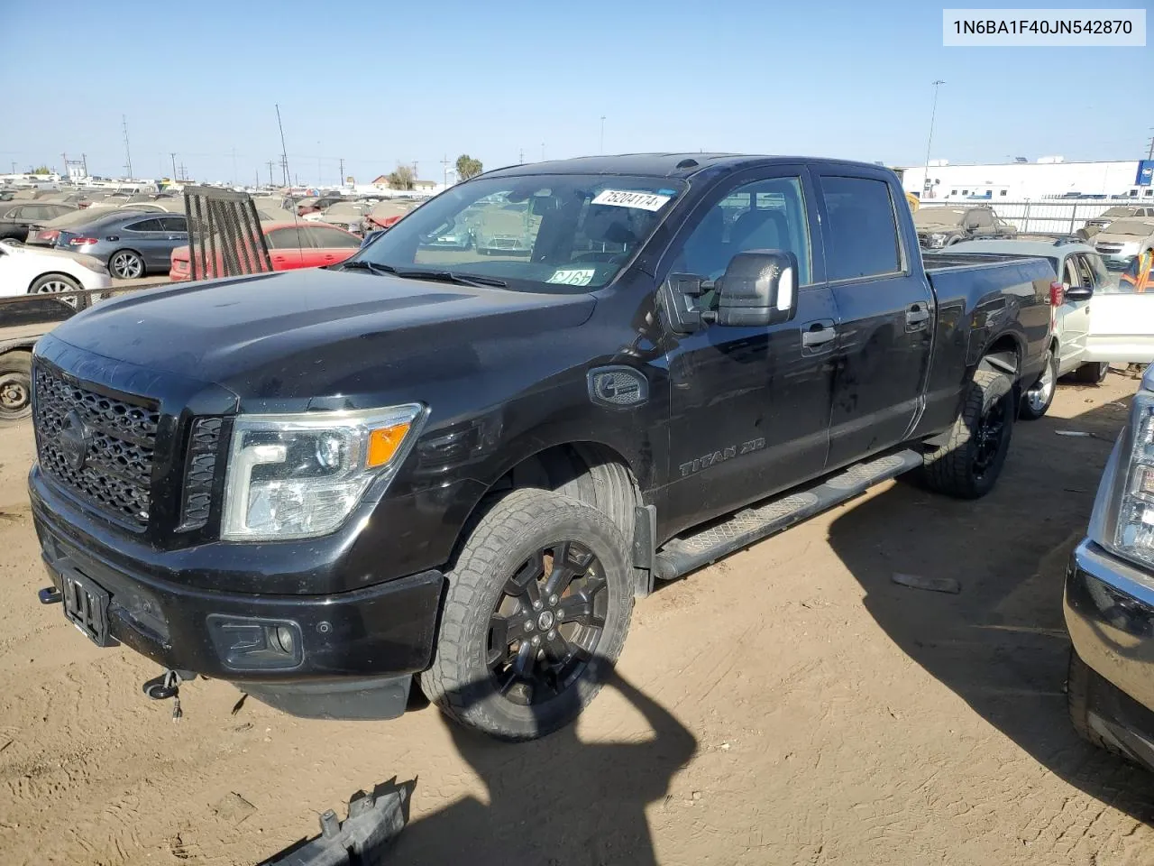 2018 Nissan Titan Xd Sl VIN: 1N6BA1F40JN542870 Lot: 75204174