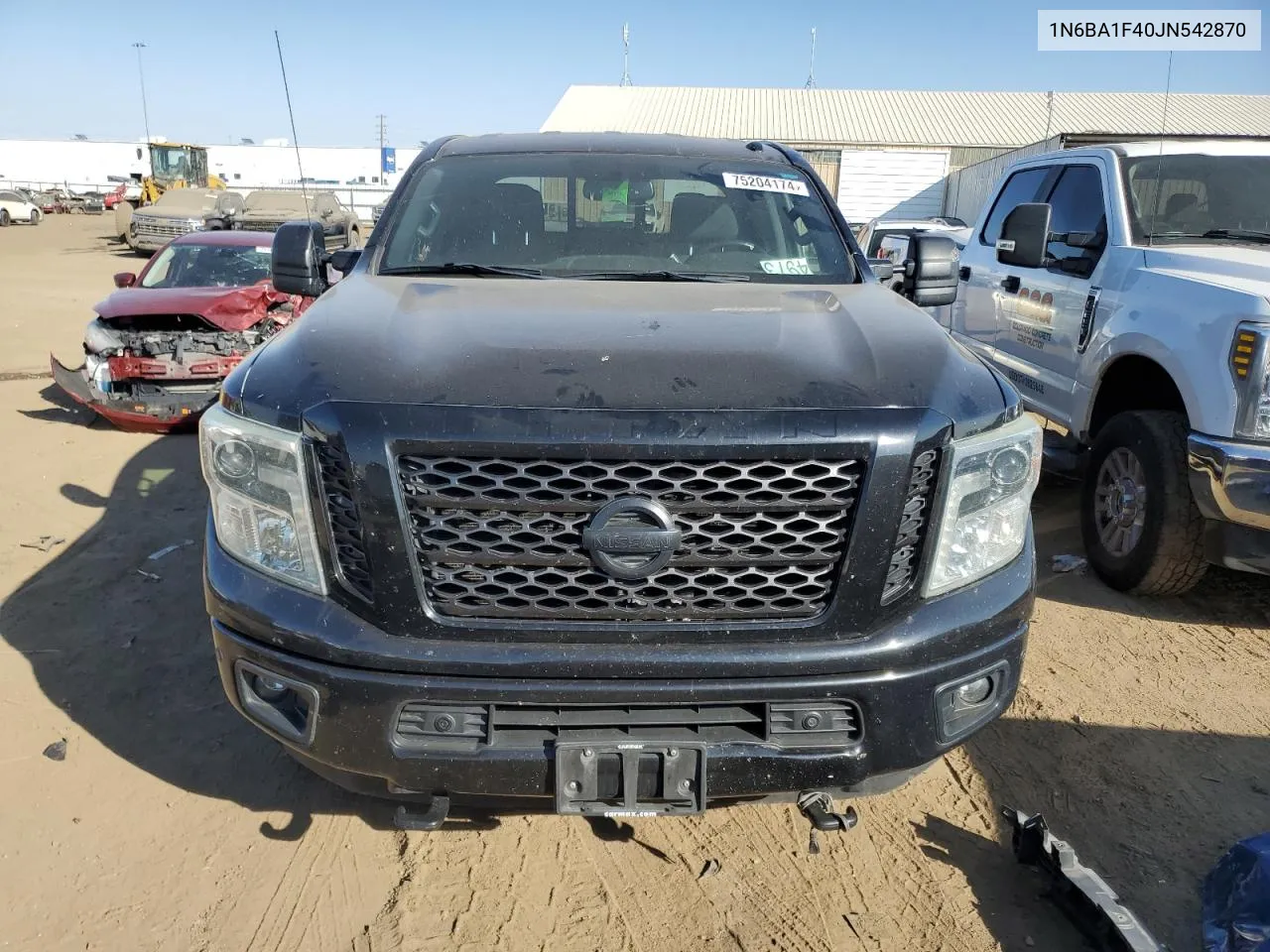 2018 Nissan Titan Xd Sl VIN: 1N6BA1F40JN542870 Lot: 75204174