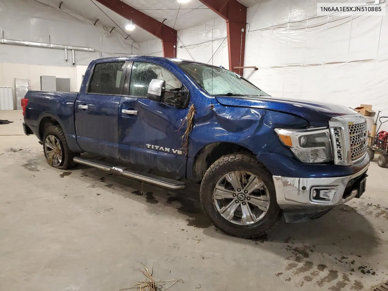 2018 Nissan Titan Sv VIN: 1N6AA1E5XJN510885 Lot: 75502634