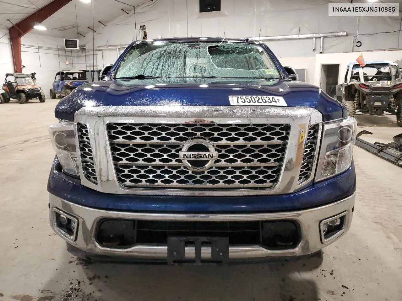 2018 Nissan Titan Sv VIN: 1N6AA1E5XJN510885 Lot: 75502634