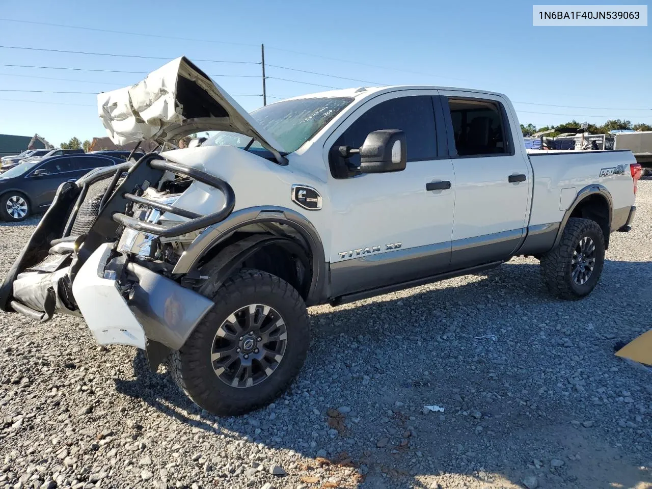 2018 Nissan Titan Xd Sl VIN: 1N6BA1F40JN539063 Lot: 75825304