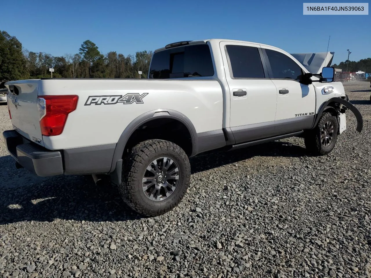 2018 Nissan Titan Xd Sl VIN: 1N6BA1F40JN539063 Lot: 75825304