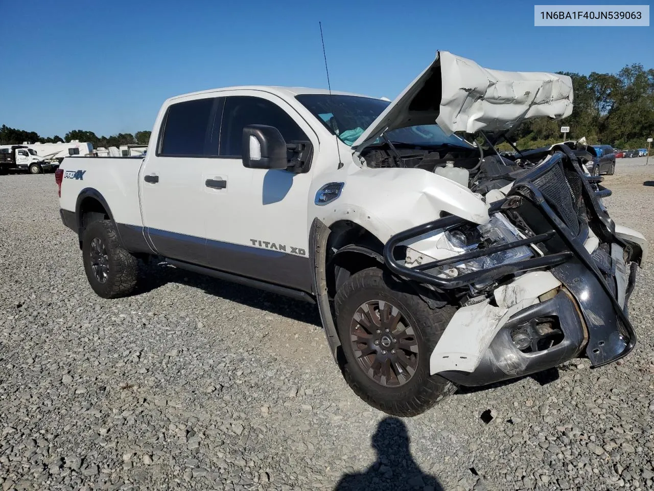 2018 Nissan Titan Xd Sl VIN: 1N6BA1F40JN539063 Lot: 75825304