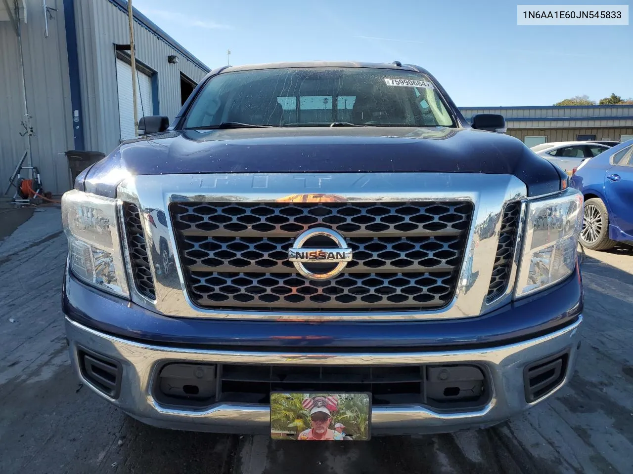 2018 Nissan Titan Sv VIN: 1N6AA1E60JN545833 Lot: 75990684