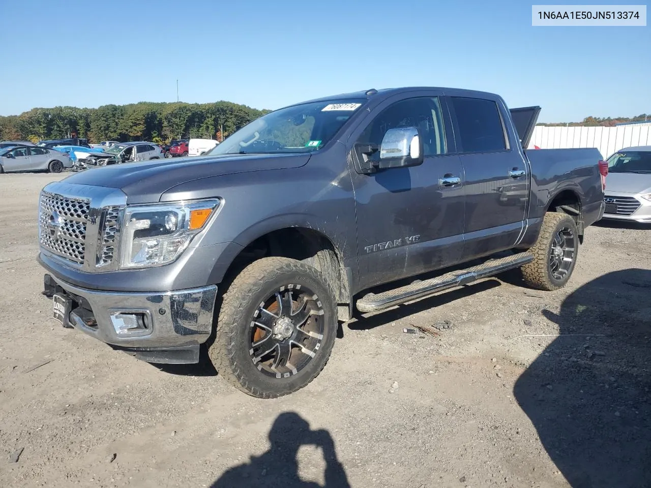 2018 Nissan Titan Sv VIN: 1N6AA1E50JN513374 Lot: 76087174