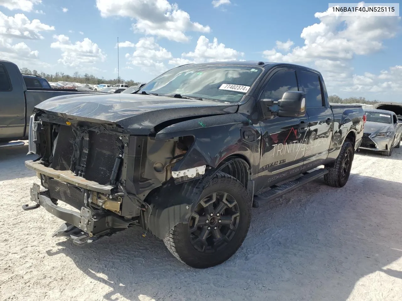 2018 Nissan Titan Xd Sl VIN: 1N6BA1F40JN525115 Lot: 77402374