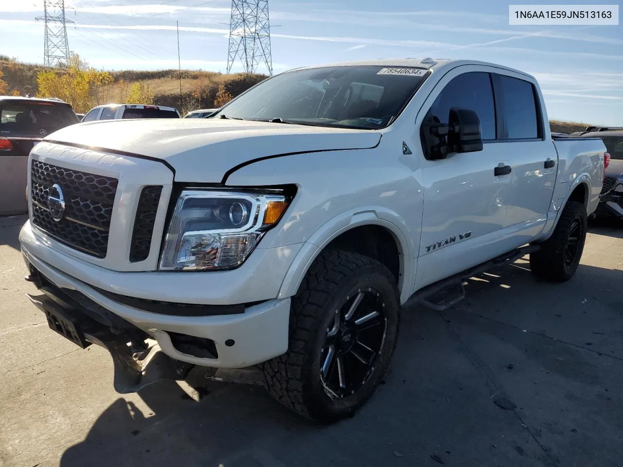 2018 Nissan Titan Sv VIN: 1N6AA1E59JN513163 Lot: 78540634