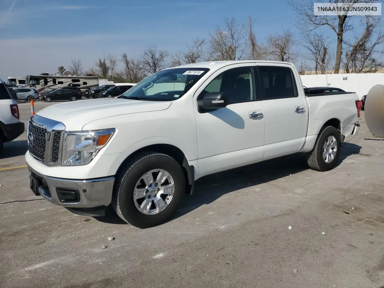 2018 Nissan Titan Sv VIN: 1N6AA1E63JN509943 Lot: 78677674