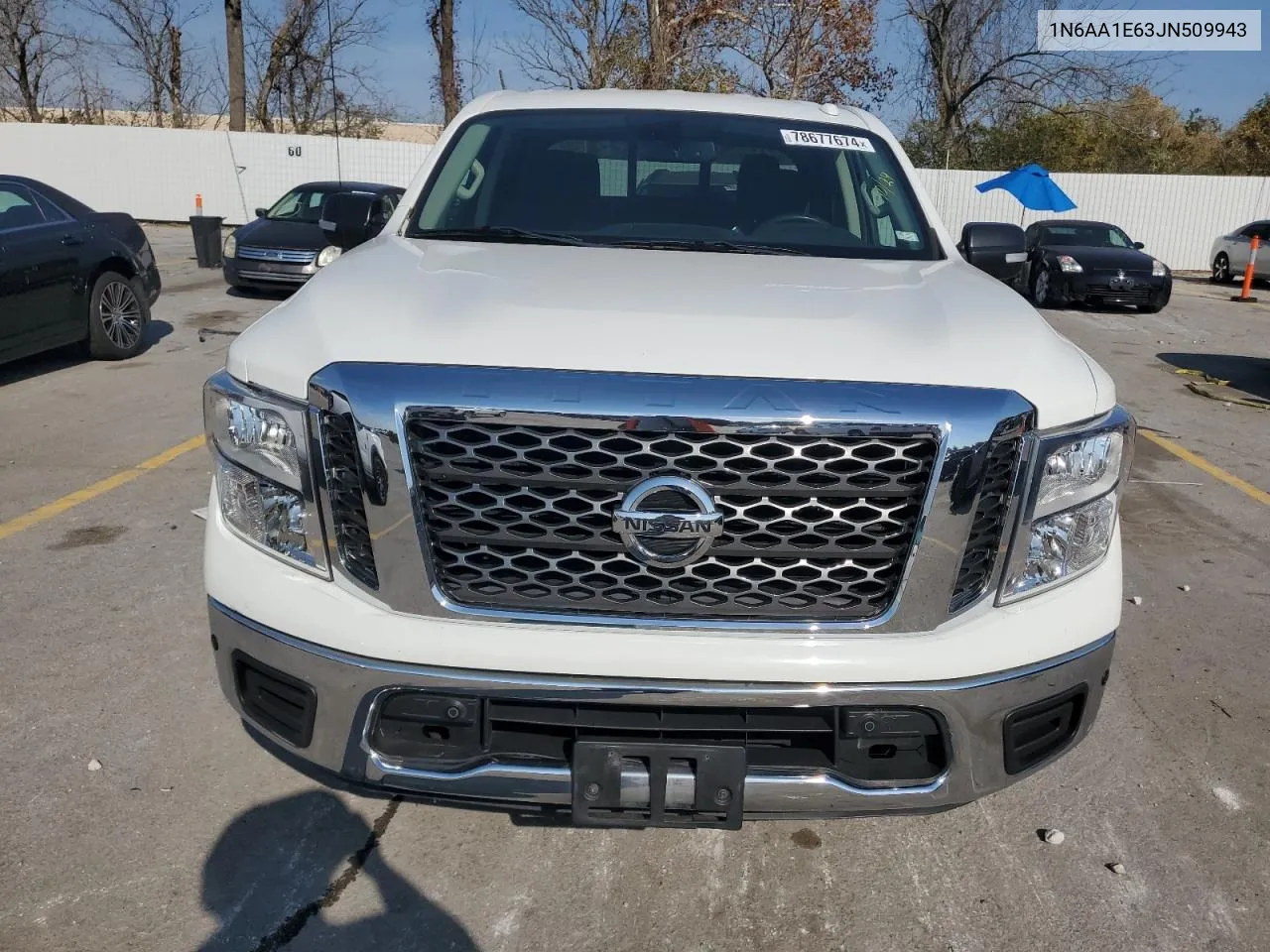 2018 Nissan Titan Sv VIN: 1N6AA1E63JN509943 Lot: 78677674