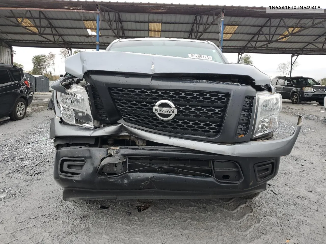 2018 Nissan Titan S VIN: 1N6AA1EJXJN549408 Lot: 80286124