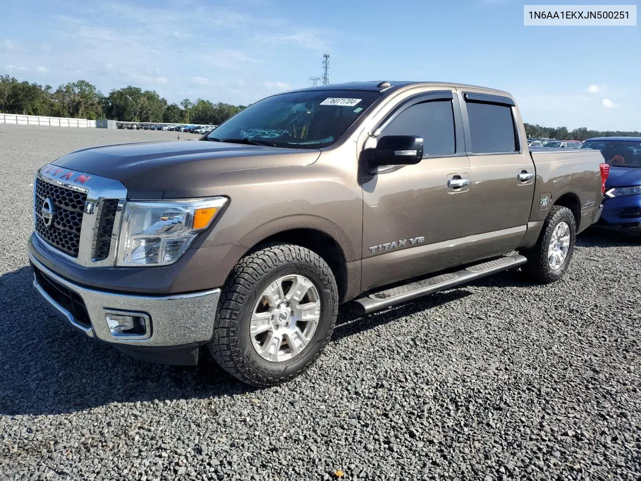 2018 Nissan Titan S VIN: 1N6AA1EKXJN500251 Lot: 80395214