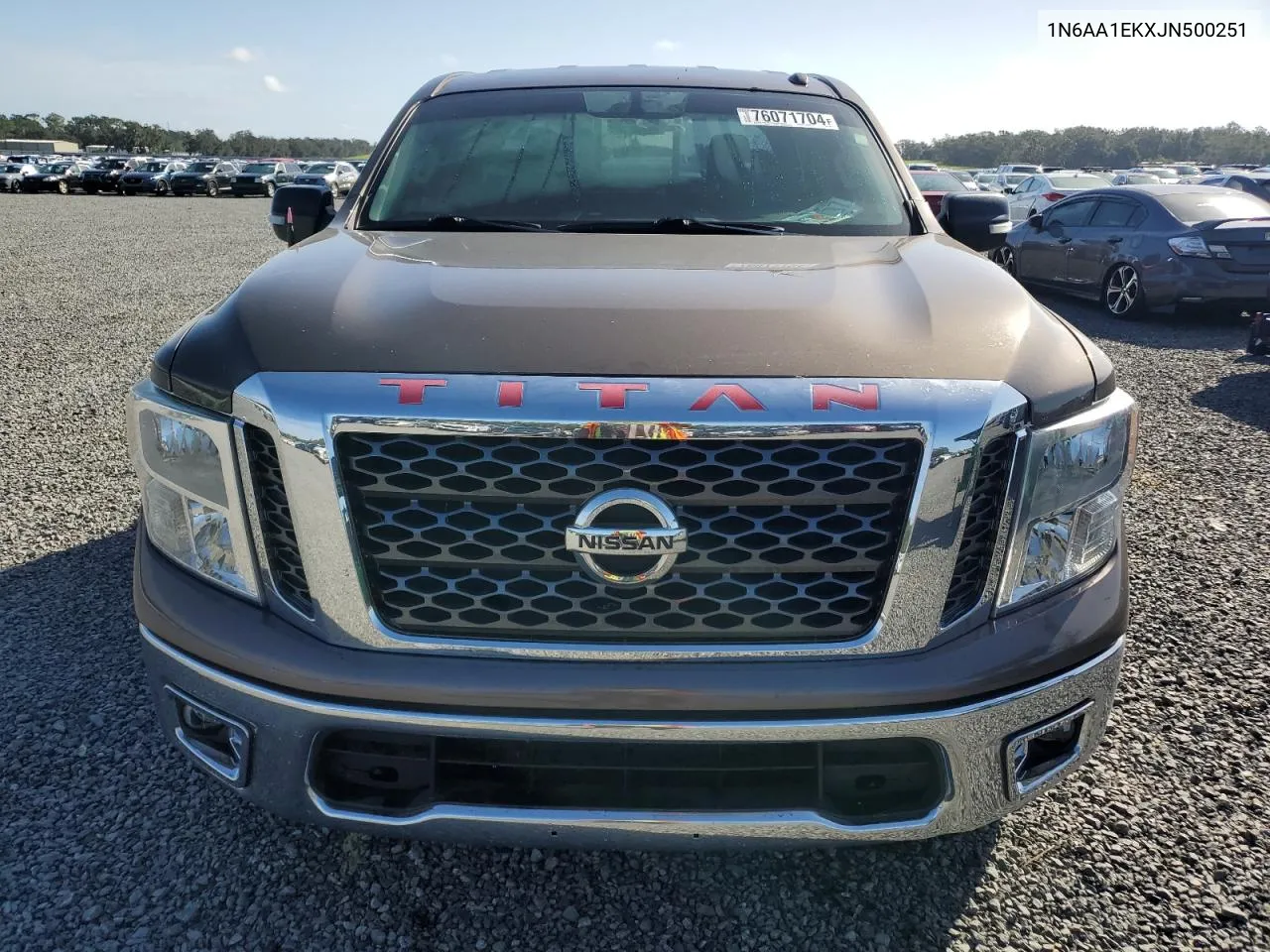 2018 Nissan Titan S VIN: 1N6AA1EKXJN500251 Lot: 80395214