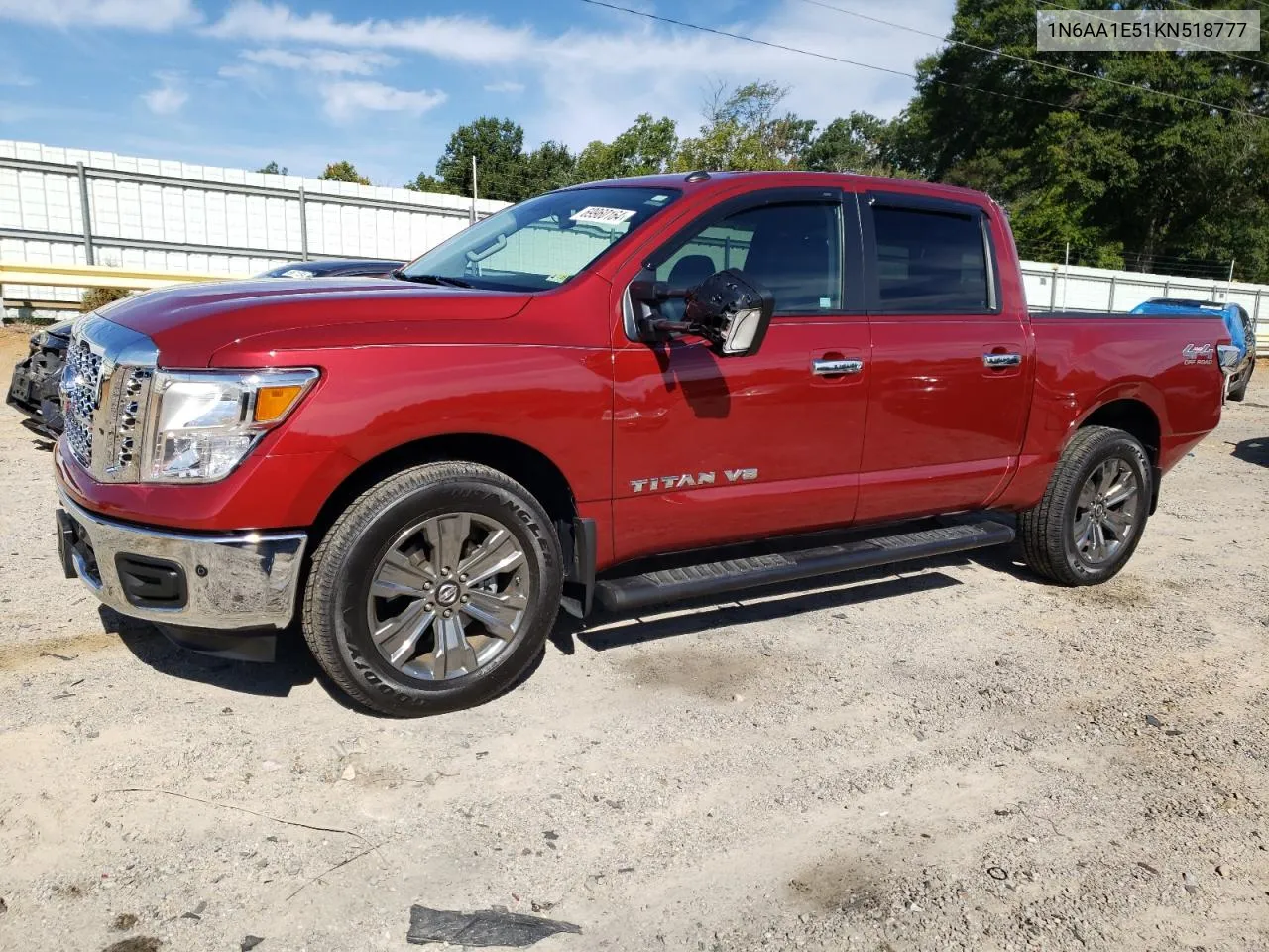 1N6AA1E51KN518777 2019 Nissan Titan Sv