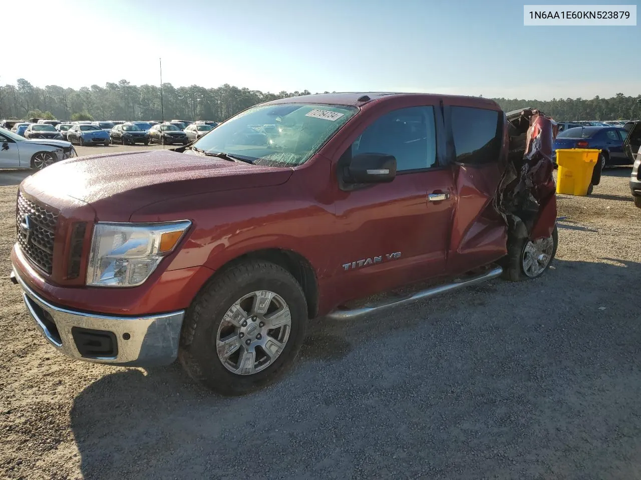 2019 Nissan Titan Platinum Reserve VIN: 1N6AA1E60KN523879 Lot: 72764734