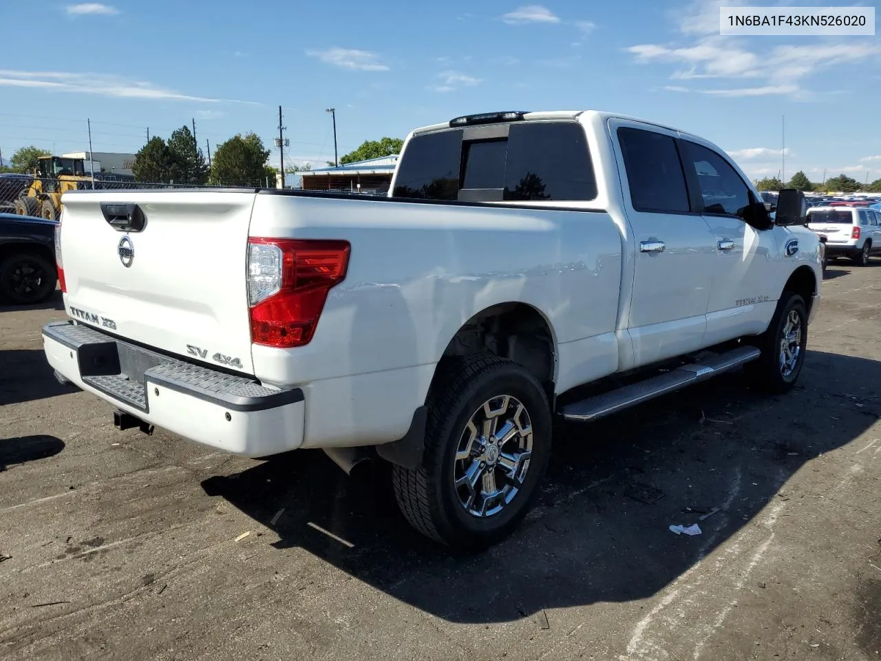 2019 Nissan Titan Xd Sl VIN: 1N6BA1F43KN526020 Lot: 73015504