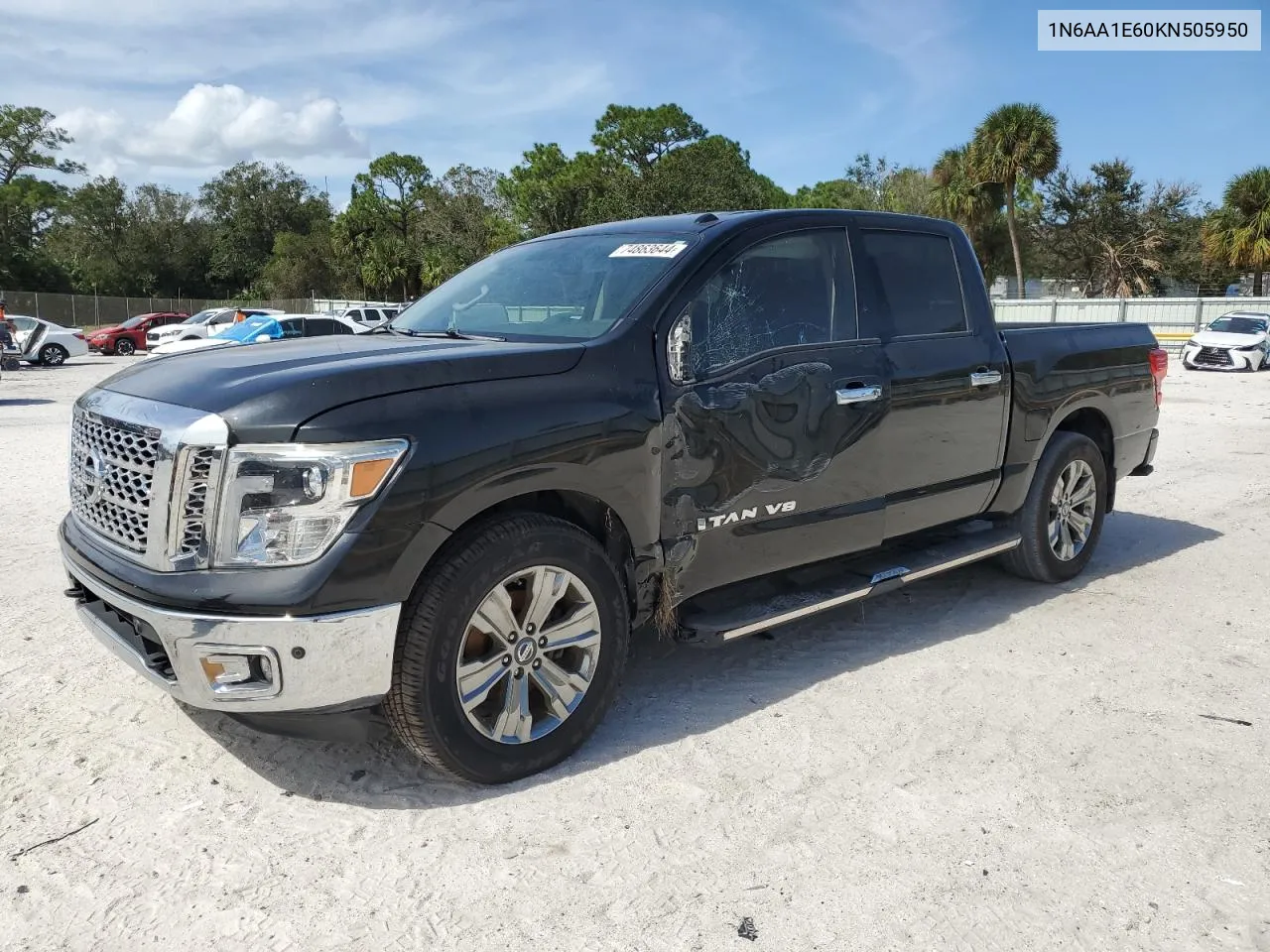 2019 Nissan Titan Platinum Reserve VIN: 1N6AA1E60KN505950 Lot: 74863644