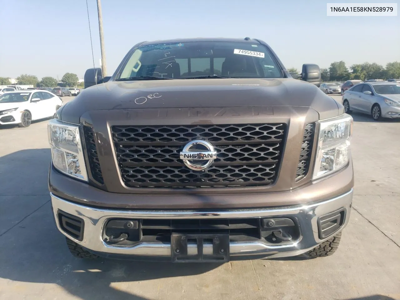 2019 Nissan Titan Sv VIN: 1N6AA1E58KN528979 Lot: 74955334