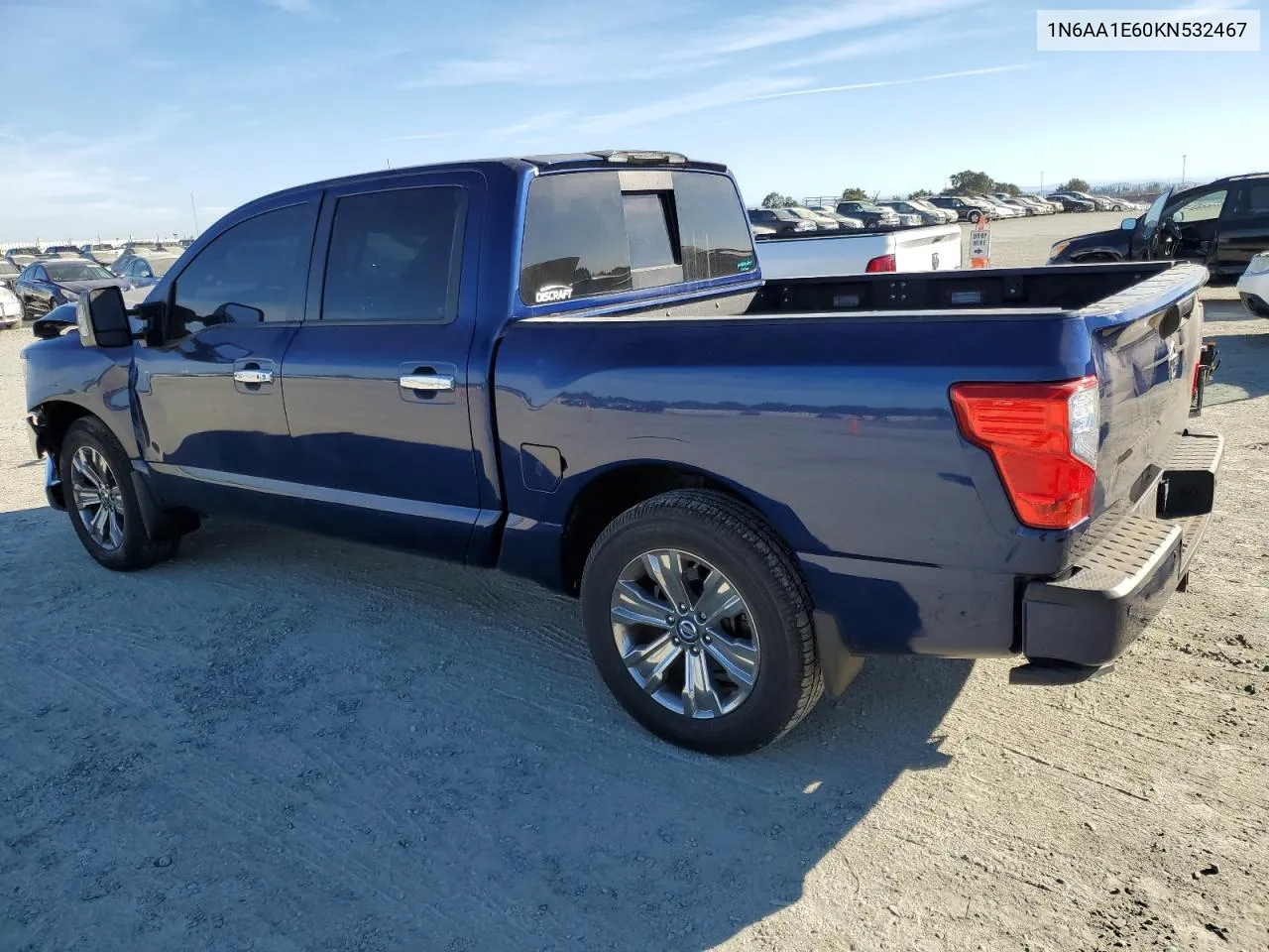 2019 Nissan Titan Platinum Reserve VIN: 1N6AA1E60KN532467 Lot: 75067504