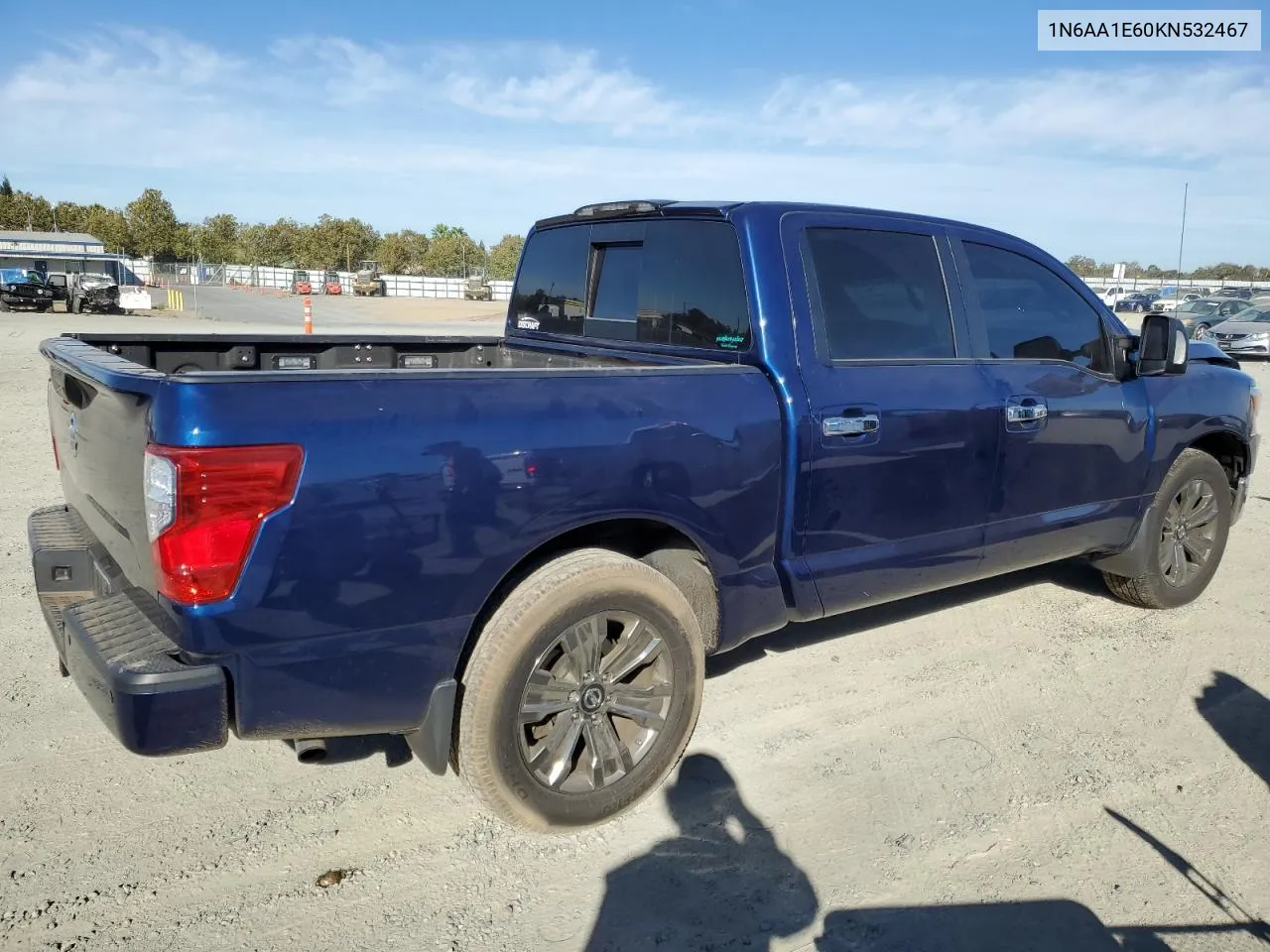 2019 Nissan Titan Platinum Reserve VIN: 1N6AA1E60KN532467 Lot: 75067504