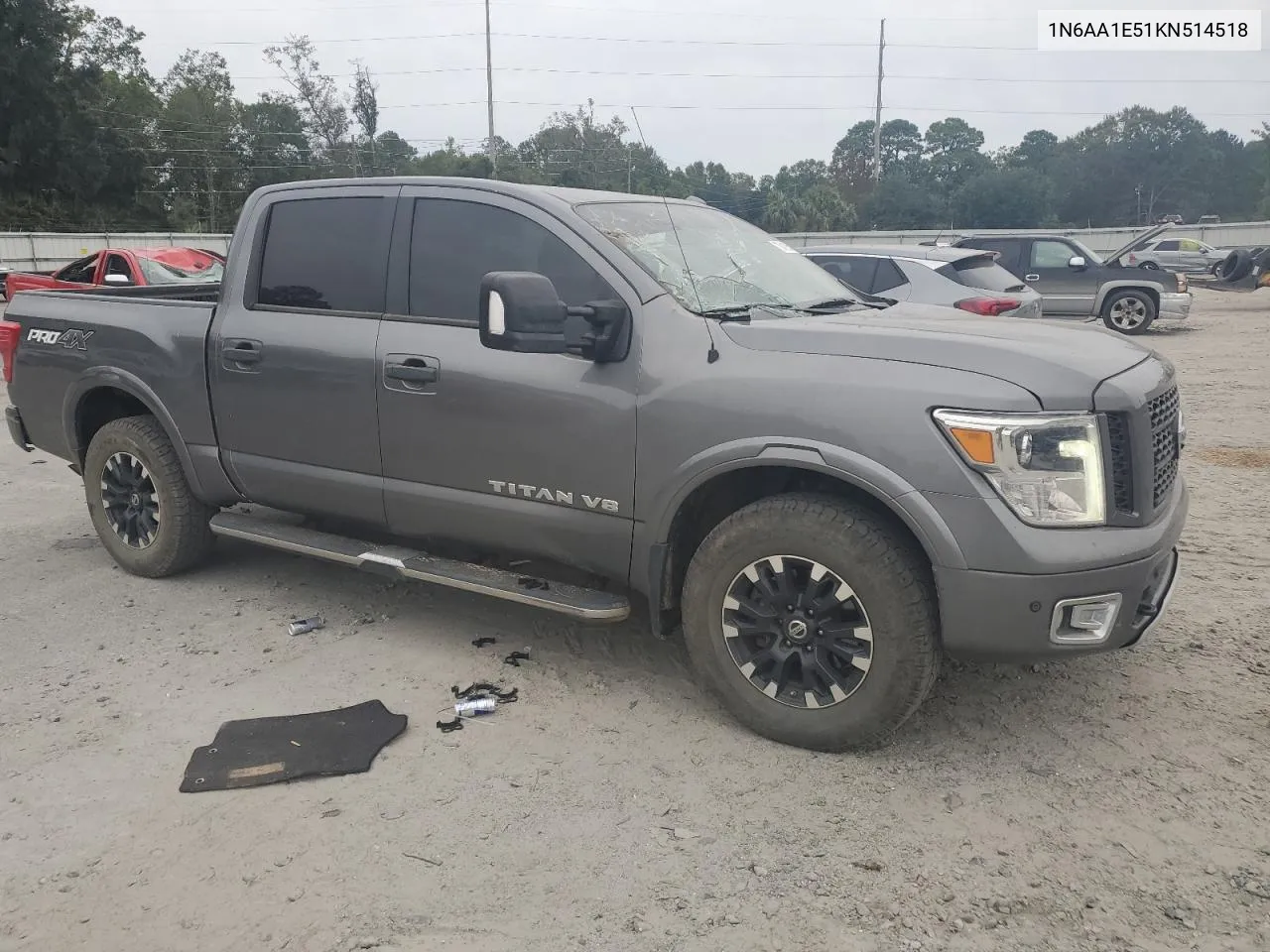 2019 Nissan Titan Sv VIN: 1N6AA1E51KN514518 Lot: 75419554