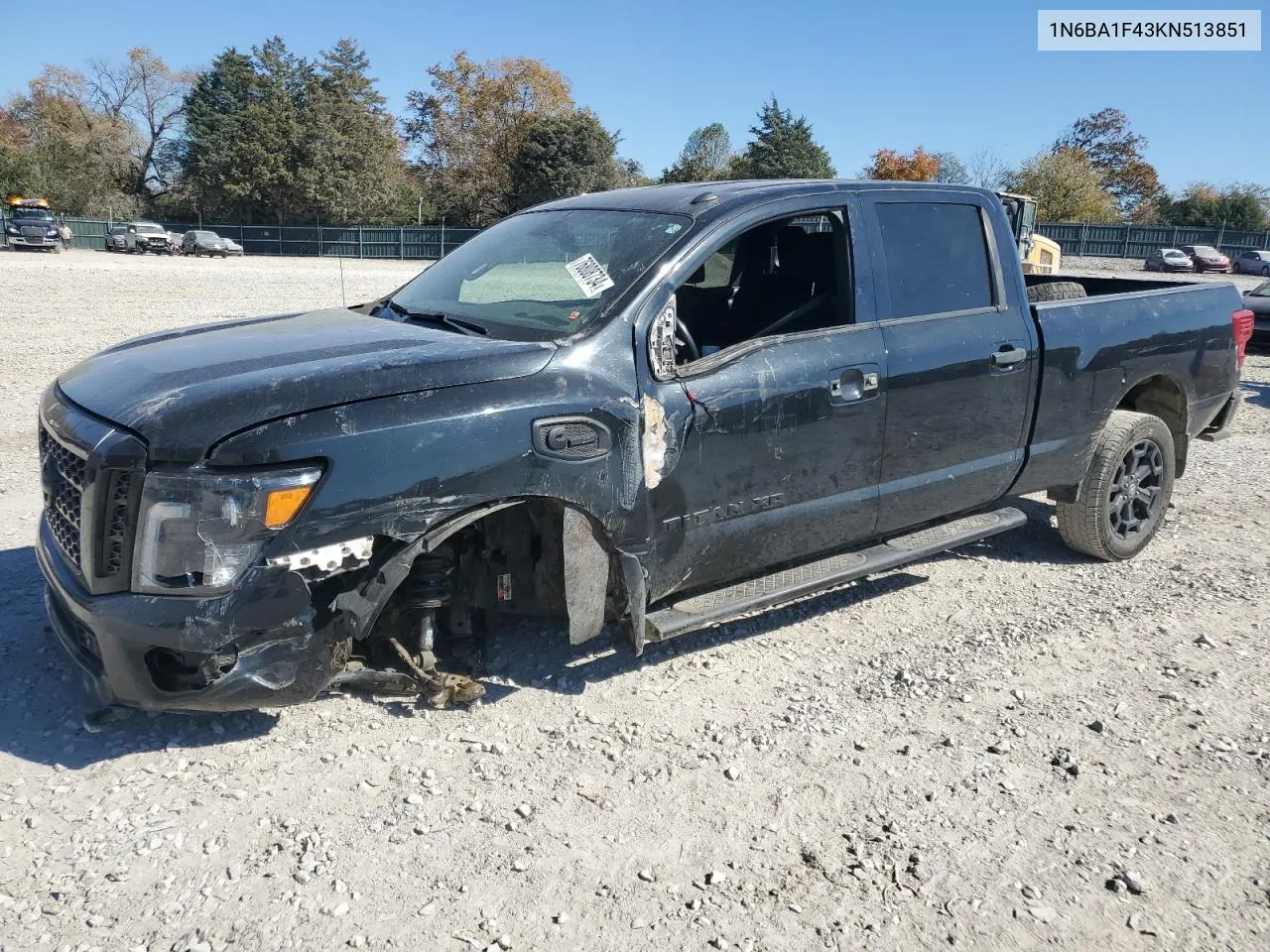 2019 Nissan Titan Xd Sl VIN: 1N6BA1F43KN513851 Lot: 76808734