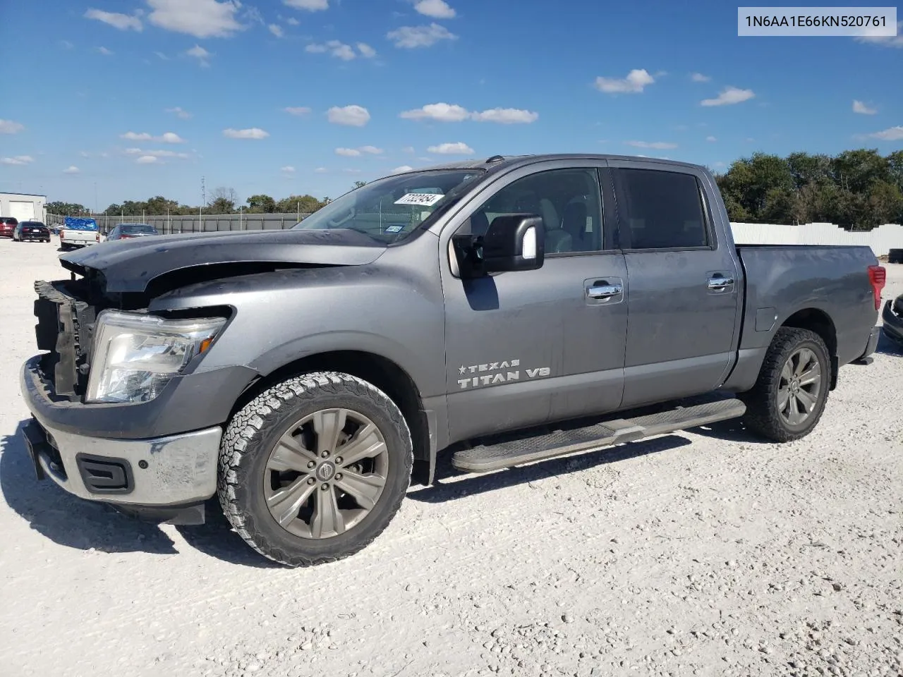 2019 Nissan Titan Platinum Reserve VIN: 1N6AA1E66KN520761 Lot: 77322454