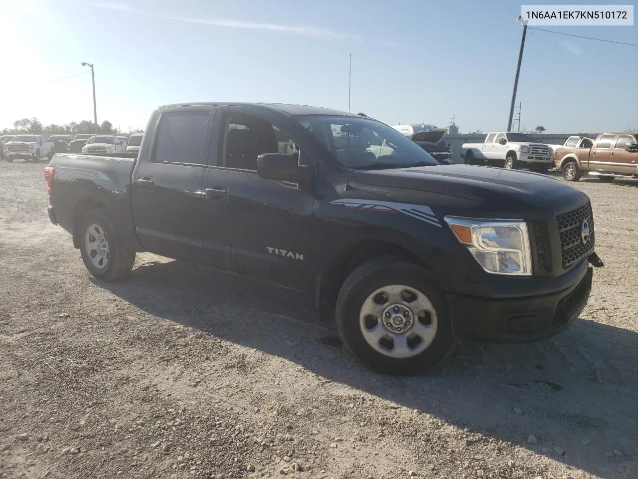 2019 Nissan Titan S VIN: 1N6AA1EK7KN510172 Lot: 77405974