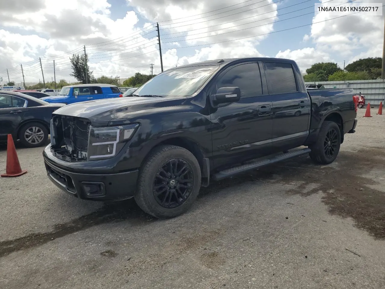 2019 Nissan Titan Platinum Reserve VIN: 1N6AA1E61KN502717 Lot: 77612084