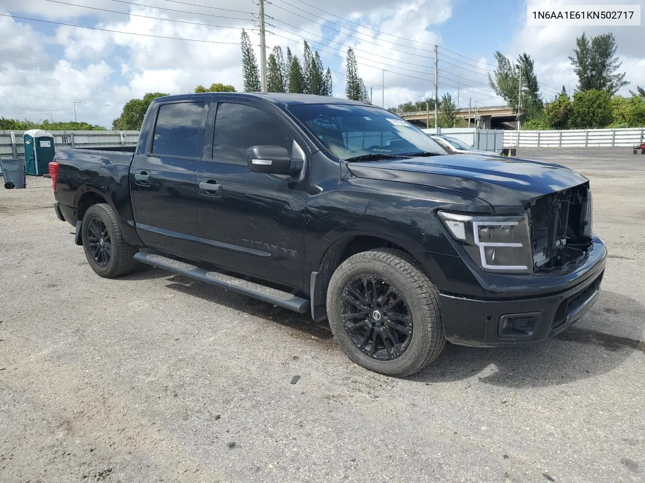 2019 Nissan Titan Platinum Reserve VIN: 1N6AA1E61KN502717 Lot: 77612084