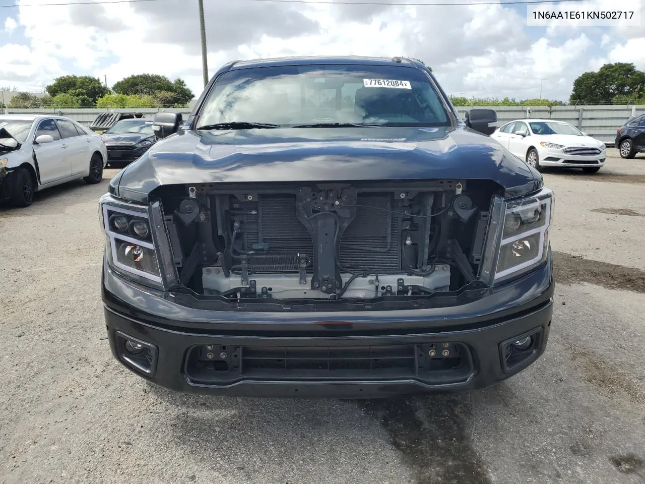 2019 Nissan Titan Platinum Reserve VIN: 1N6AA1E61KN502717 Lot: 77612084