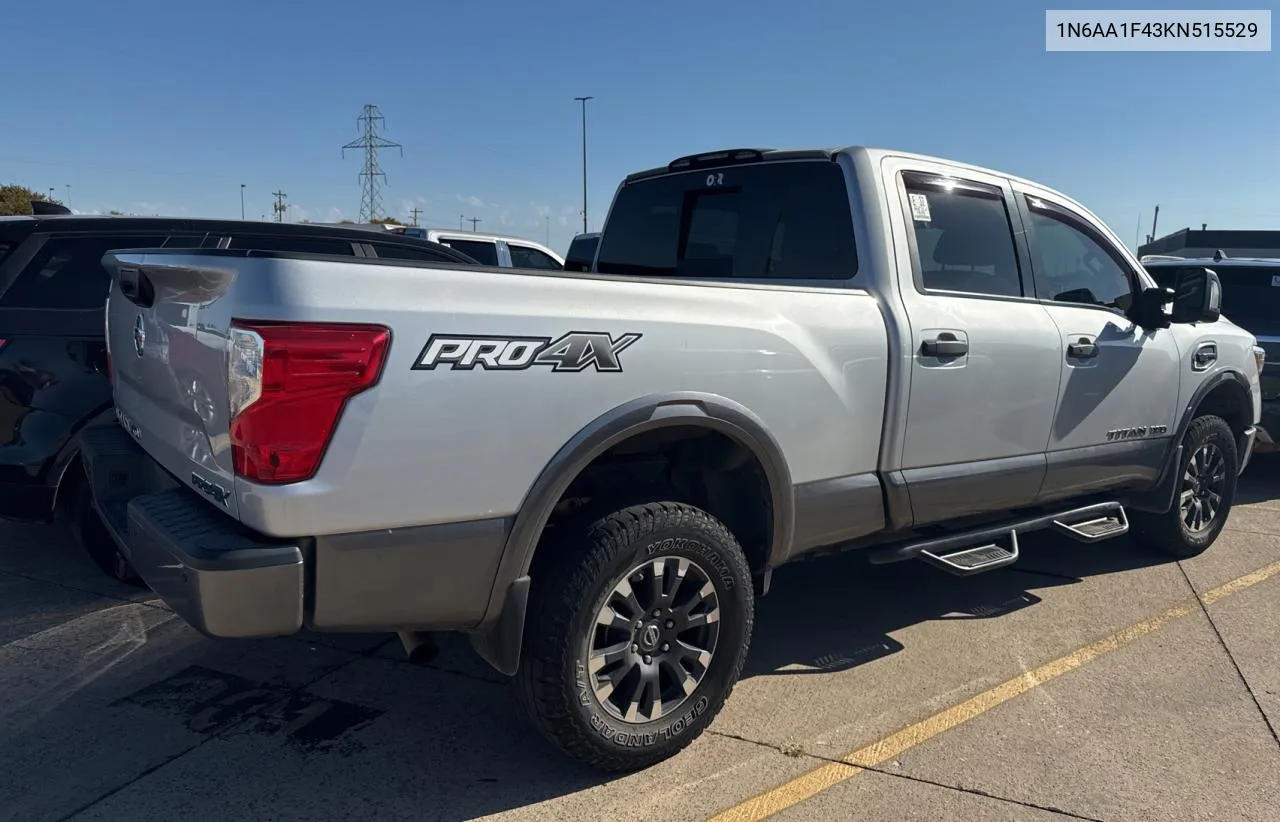 2019 Nissan Titan Xd Sl VIN: 1N6AA1F43KN515529 Lot: 77988254