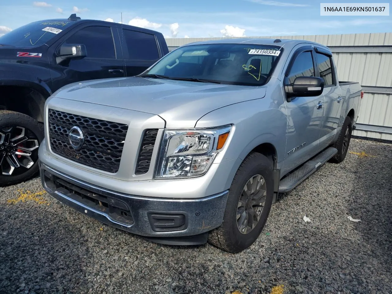 2019 Nissan Titan Plat VIN: 1N6AA1E69KN501637 Lot: 78333024