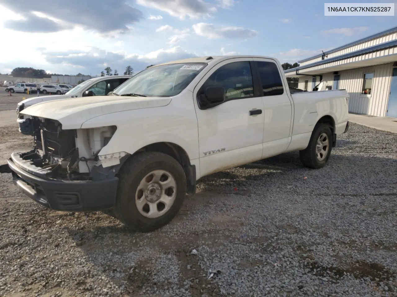 2019 Nissan Titan S VIN: 1N6AA1CK7KN525287 Lot: 79118804